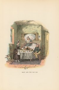 Ilustração para papéis de Pickwick de Hablot Knight Browne