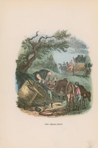 Ilustração para papéis de Pickwick de Hablot Knight Browne