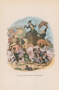 Ilustração para papéis de Pickwick de Hablot Knight Browne