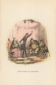 Ilustração para papéis de Pickwick de Hablot Knight Browne