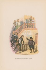 Ilustração para papéis de Pickwick de Hablot Knight Browne