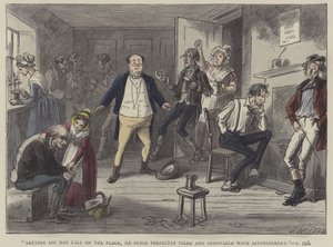 Ilustração para papéis de Pickwick de Hablot Knight Browne