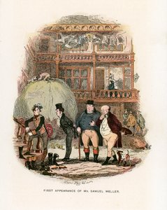 Ilustração para os papéis de Pickwick de Hablot Knight Browne