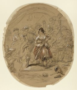 Dança irlandesa de Hablot Knight Browne