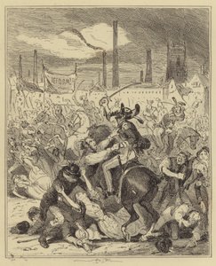 Massacre de Manchester de Hablot Knight Browne