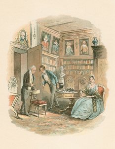 Cena da casa desolada por Charles Dickens, 1852-1853
