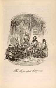 &39;The Momentous Interview&39;, de &39;David Copperfield&39; de Charles Dickens (1812-1870) de Hablot Knight Browne