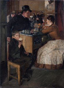 No restaurante