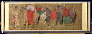 Um noivo com cavalos de Han Gan