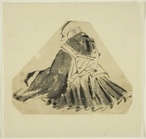 Esboço de um padre de Hanabusa Itcho