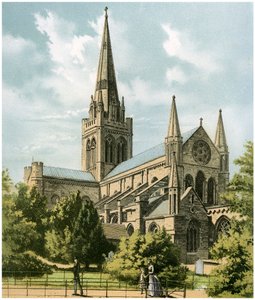 Catedral de Chichester, Sussex, c1870