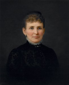 Retrato de uma mulher, c.1886 (óleo sobre tela)