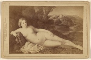 Palma Vecchio: Vénus. Galeria de Dresden. de Hanns Hanfstaengl