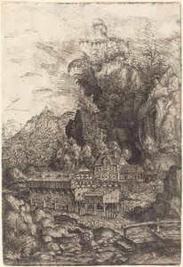 Paisagem com um moinho de água de Hanns Lautensack