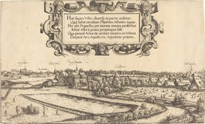 Vista de Nuremberg do oeste [seção esquerda]