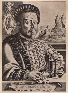 Hans Sebald Lautensack, gravurista alemão, desenhista e medalhista, século XVI, 1894