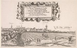 Vista panorâmica de Nuremberg: porção direita, 1552.