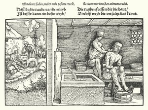 Sarna (gravura) de Hans (after) Burgkmair