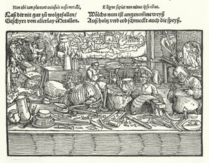 O Cobreiro (gravura) de Hans (after) Burgkmair