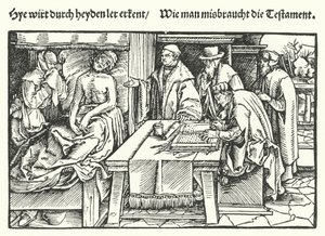 A vontade (gravura) de Hans (after) Burgkmair