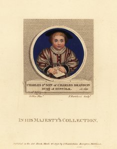 Charles Brandon, 3º Duque de Suffolk de Hans (after) Holbein the Younger