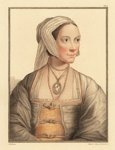 Cicely, filha de Sir Thomas More. ,1812 (gravura) de Hans (after) Holbein the Younger