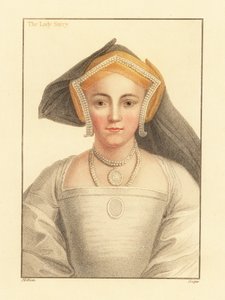 Frances Howard, Condessa de Surrey.,1812 (gravura) de Hans (after) Holbein the Younger