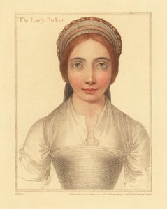 Lady Parker, esposa de Sir Henry Parker,1812 (gravura) de Hans (after) Holbein the Younger
