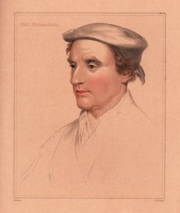 Philip Melanchton ou homem não identificado,1812 (gravura) de Hans (after) Holbein the Younger