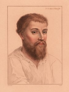 Sir Nicholas Poyntz (1510-1556), cortesão inglês.,1812 (gravura) de Hans (after) Holbein the Younger