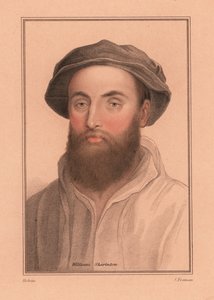 Sir William Sharington, cortesão inglês do Rei Henrique VIII.,1812 (gravura) de Hans (after) Holbein the Younger