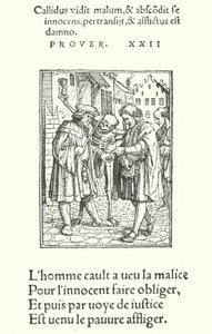 O Advogado (gravura) de Hans (after) Holbein the Younger