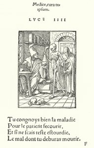 O Médico (gravura) de Hans (after) Holbein the Younger