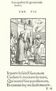 O Sacerdote (gravura) de Hans (after) Holbein the Younger