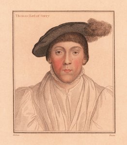 Thomas Howard, Conde de Surrey.,1812 (gravura) de Hans (after) Holbein the Younger