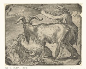 menino com cabras de Hans Aarsen (signed by artist)
