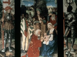 Adoração dos Magos, 1507 de Hans Baldung