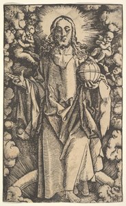 Cristo com um globo, século XV-XVI. de Hans Baldung