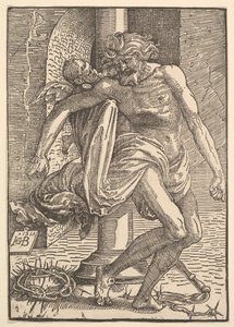 Cristo com os instrumentos de tortura apoiados por um anjinho, 1517.