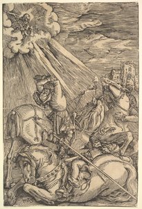 Conversão de Paulo, ca. 1514 de Hans Baldung