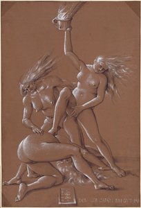 Saudação de Ano Novo com Três Bruxas, 1514