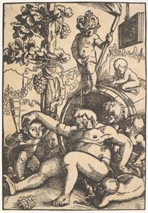 O Baco Bêbado, ca. 1520