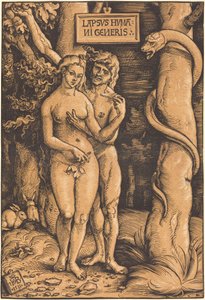 Adão e Eva de Hans Baldung Grien