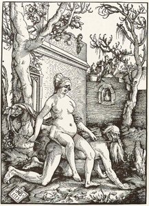 Aristóteles e Phyllis de Hans Baldung Grien