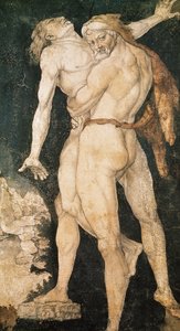 Hércules e Anteu, c.1530 de Hans Baldung Grien
