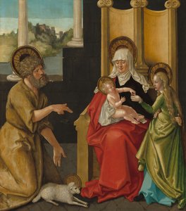 Santa Ana com o Menino Jesus, a Virgem e São João Batista de Hans Baldung Grien