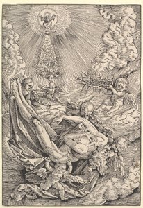 O Corpo de Cristo Levado pelos Anjos ao Céu, 1516 de Hans Baldung Grien
