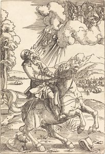 A conversão de São Paulo de Hans Baldung Grien