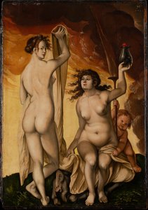 Duas bruxas de Hans Baldung Grien