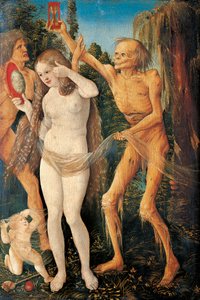 Juventude e morte de Hans Baldung Grien